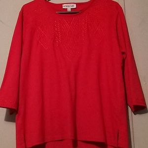 Southern lady large red shirt